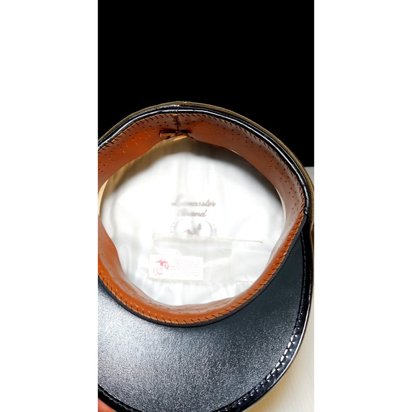 U.S. Marine Corps officer’s service cap by Lancaster Brand, size 7 -1/8, (green) - Picture 8 of 9